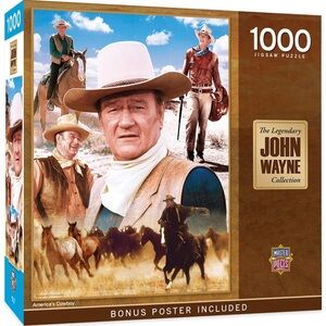 NEW SEALED John Wayne 1000 Piece Jigsaw Puzzle America's Cowboy The Duke